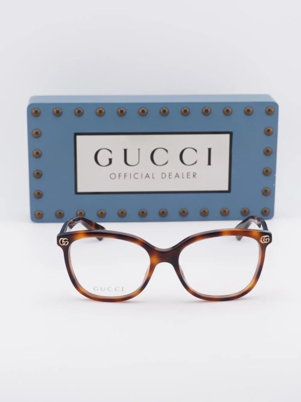 Gucci GG1816O 002 Cat Eye Eyeglasses - Havana 51mm